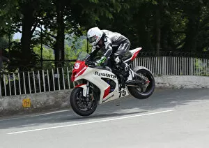 Images Dated 4th June 2018: Frank Gallagher (Kawasaki) 2018 Superbike TT