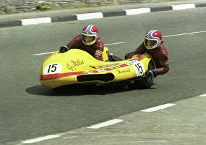 Images Dated 10th August 2016: Frank Illingworth & Guy Miller (Yamaha) 1979 Sidecar TT