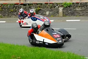Images Dated 1st June 2013: Frank Lelias & Charlie Richardson (LCR) 2013 Sidecar TT
