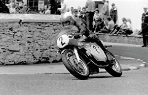 Images Dated 9th September 2016: Frank Perris (Hi-tac Suzuki) 1971 Senior TT