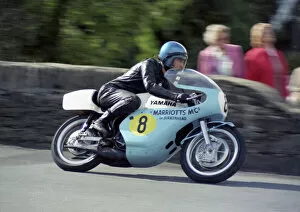 Images Dated 13th February 2021: Frank Rutter (Yamaha) 1974 Senior Manx Grand Prix