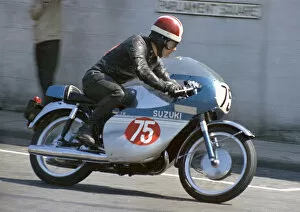 Images Dated 14th April 2021: Frank Whiteway (Crooks Suzuki) 1969 Production TT