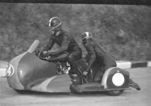 Jack Waugh Gallery: Fred Brindley & Jack Waugh (BSA) 1959 Sidecar TT