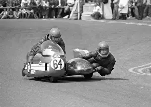 1974 750 Sidecar Tt Prints: Fred Cornbill & Mike Tinkler (GPS Honda) 1974 750 Sidecar TT