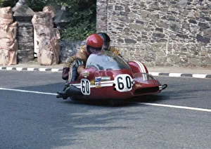 Images Dated 14th September 2020: Fred Cornbill & Mike Tinkler (Parker Suzuki) 1978 Sidecar TT