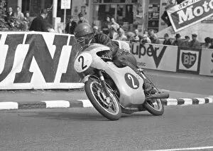 Images Dated 9th July 2021: Fred Stevens (Honda) 1966 Ultra Lightweight TT
