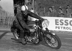 Images Dated 9th November 2016: Fred Wallis (BSA) 1956 Junior Clubman TT