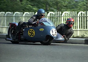Triumph Collection: Fred Wallis & P Liversidge (Triumph) 1969 750 Sidecar TT