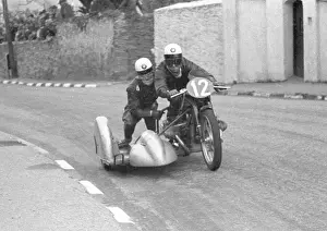 Fritz Hillebrand & Manfred Grunwald (BMW) 1954 Sidecar TT