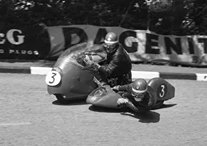 Fritz Scheidegger & Horst Burkhardt (BMW) 1960 Sidecar TT