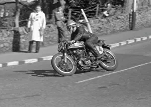 Images Dated 18th April 2020: Bill Fulton (Norton) 1958 Junior Manx Grand Prix