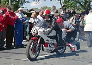 Images Dated 14th June 2022: Gareth Owen (Yamaha) 2002 TT Parade Lap
