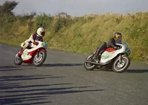 Gary Brain (Yamaha) & John Turner (Honda) 1976 Jurby Road