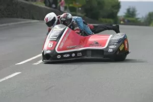 Images Dated 6th June 2012: Gary Bryan & Jamie Winn (Baker Honda) 2012 Sidecar TT