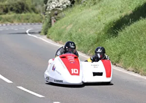 Images Dated 26th July 2022: Gary Bryan & Philip Hyde (Honda Baker) 2022 Sidecar TT