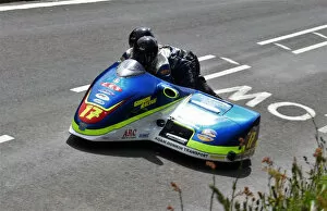 Images Dated 3rd June 2019: Gary Gibson & Daryl Gibson (Suzuki) 2019 Sidecar TT