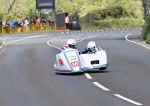 Images Dated 26th July 2022: Gary Gibson & Tom Christie (Suzuki Shelbourne) 2022 Sidecar TT