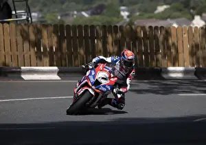 Gary Johnson (Kawasaki) at Ramsey Hiarpin 2019 Senior TT
