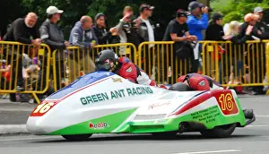 Gary Knight & Daniel Evanson (Kawasaki) 2018 Sidecar TT