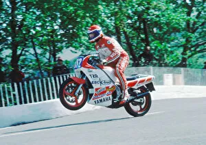 Images Dated 16th March 2021: Gary Padgett (Yamaha) 1986 Production D TT