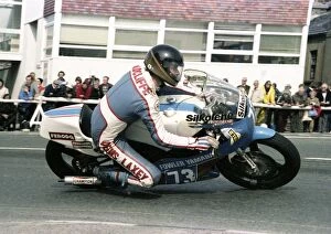 Images Dated 25th January 2018: Gary Radcliffe (Yamaha) 1983 Junior Manx Grand Prix