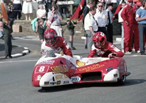 Images Dated 21st March 2020: Gavin Porteous & Jeff Spencer (Kawasaki) 1992 Sidecar TT