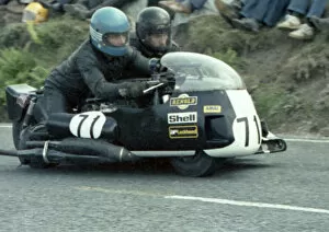 Geoff Atkinson Gallery: Geoff Atkinson & Robert Peel (Suzuki) 1978 Sidecar TT