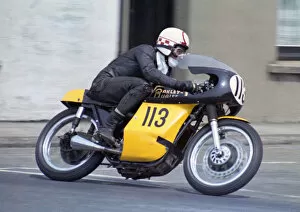 Images Dated 6th August 2020: Geoff Barry (Oakley Matchless) 1969 Senior TT