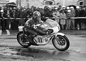 Images Dated 15th September 2013: Geoff Barry (Yamaha) 1975 Senior TT