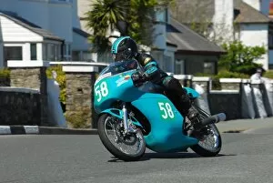 Images Dated 25th May 2013: Geoff Bates (Honda) 2013 Pre TT Classic