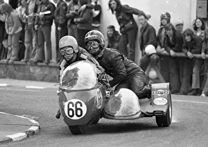 Geoff Davis & M A Mitchison (Triumph) 1974 750 Sidecar TT
