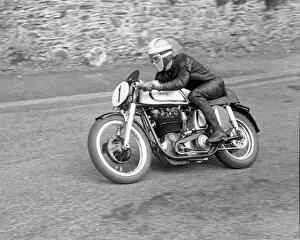 Geoff Duke at Governors Bridge: 1952 Senior TT
