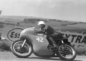 Geoff Duke Collection: Geoff Duke (Norton) 1959 Junior Ulster Grand Prix