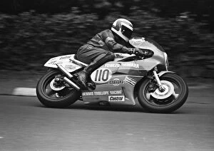 Images Dated 9th March 2019: Geoff Johnson (Yamaha) 1980 Senior Manx Grand Prix