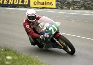 Images Dated 20th July 2017: Geoff Johnson (Yamaha) 1985 Junior TT