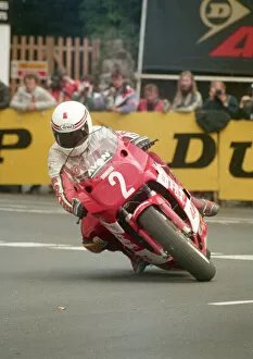 Images Dated 19th June 2021: Geoff Johnson (Yamaha) 1988 Production A TT