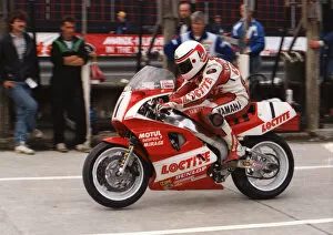 Geoff Johnson Gallery: Geoff Johnson (Yamaha) 1990 Formula One TT