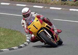 Eddie Laycock Gallery: Geoff Johnson (Yamaha) 1990 Supersport 600 TT
