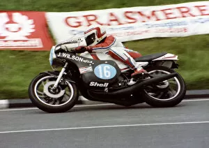 Images Dated 30th October 2018: Geoff Johson (Yamaha) 1981 Formula 2 TT