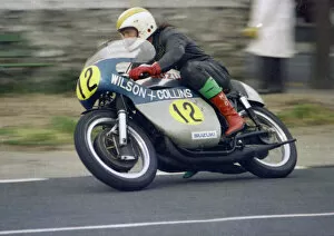 1976 Senior Manx Grand Prix Collection: Geoff Kelly (Suzuki) 1976 Senior Manx Grand Prix