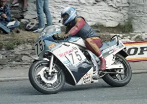 Images Dated 4th November 2020: Geoff Martin (Suzuki) 1985 Production TT