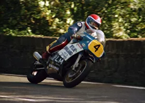 Images Dated 5th June 2019: Geoff Martin (Suzuki) 1987 Senior Manx Grand Prix
