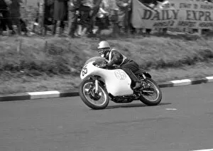 Geoff Morgan Gallery: Geoff Morgan (AJS) 1963 Junior Manx Grand Prix