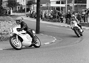 Geoff Morgan Gallery: Geoff Morgan and Paul Griffiths (Yamaha) 1973 Lightweight Manx Grand Prix