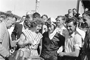 Images Dated 18th October 2018: Geoff Tanner (Norton) 1955 Junior Manx Grand Prix
