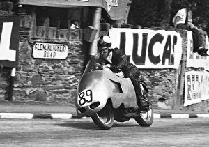 Images Dated 18th October 2018: Geoff Tanner (Norton) 1957 Senior TT