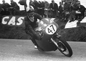 Images Dated 18th October 2018: Geoff Tanner (Norton) 1958 Senior TT