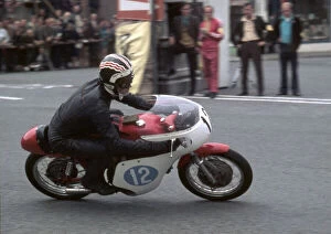 Images Dated 2nd June 2021: Geoff Taylor (Aermacchi) 1973 Junior Manx Grand Prix