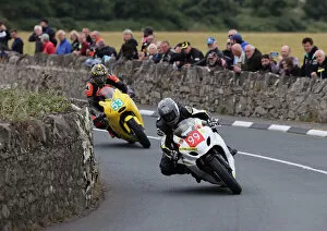 Images Dated 4th August 2022: Geoffrey Lunn (Suzuki) and Colin Croft (Tigcraft) 2022 Southern 100