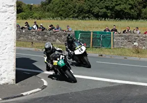Southern 100 Prints: Geoffrey Lunn (Suzuki) and Denzyl Weavill (Honda) 2022 Southern 100